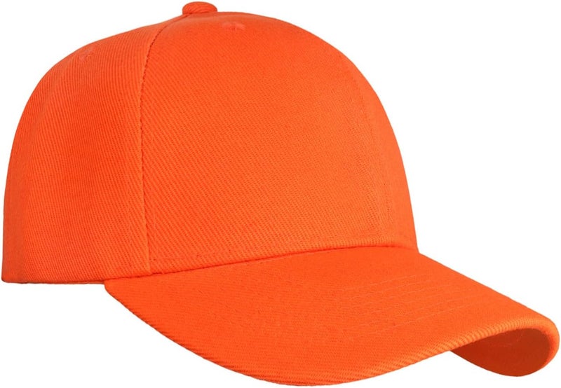 Falari Wholesale Bulk Lot 12-Pack Baseball Cap Adjustable Size Plain Blank Solid Color - Image 3